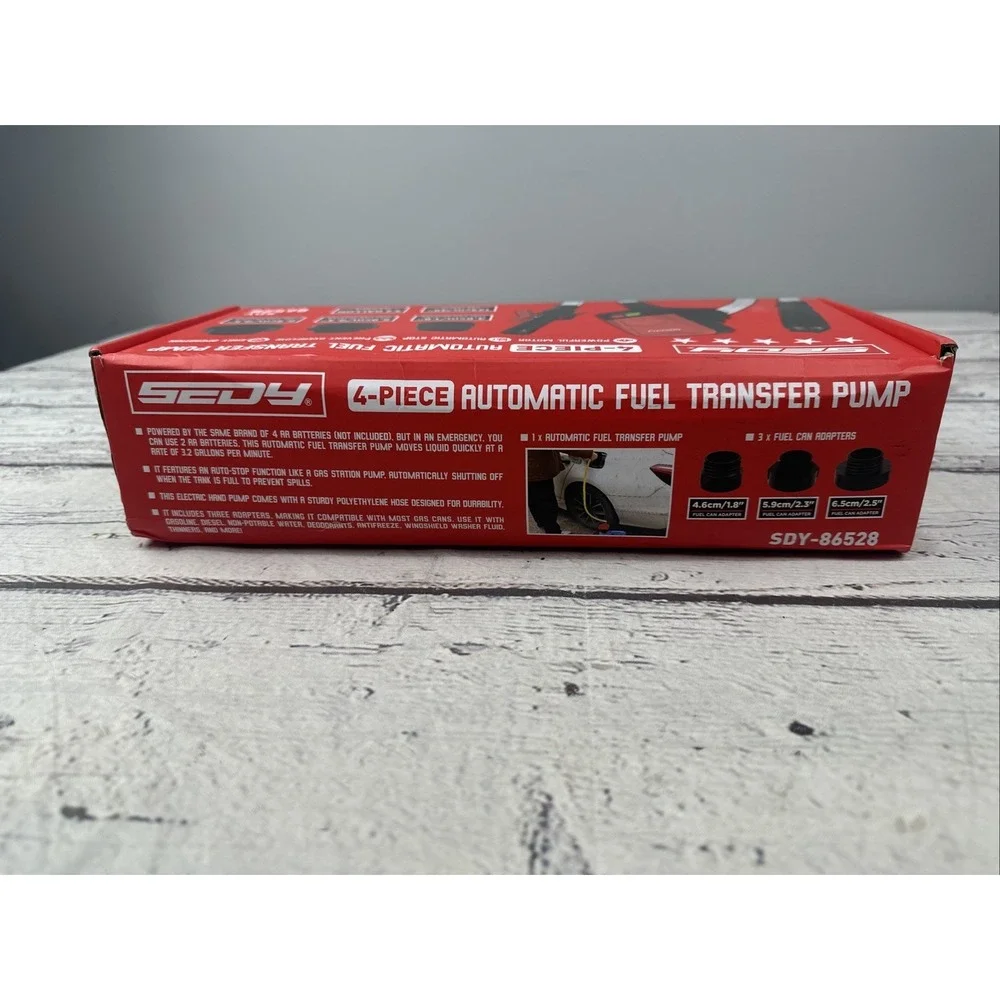 Automatic Fuel Transfer Pump with Auto-Stop Sensor3.2 GPM, Battery Operated G...